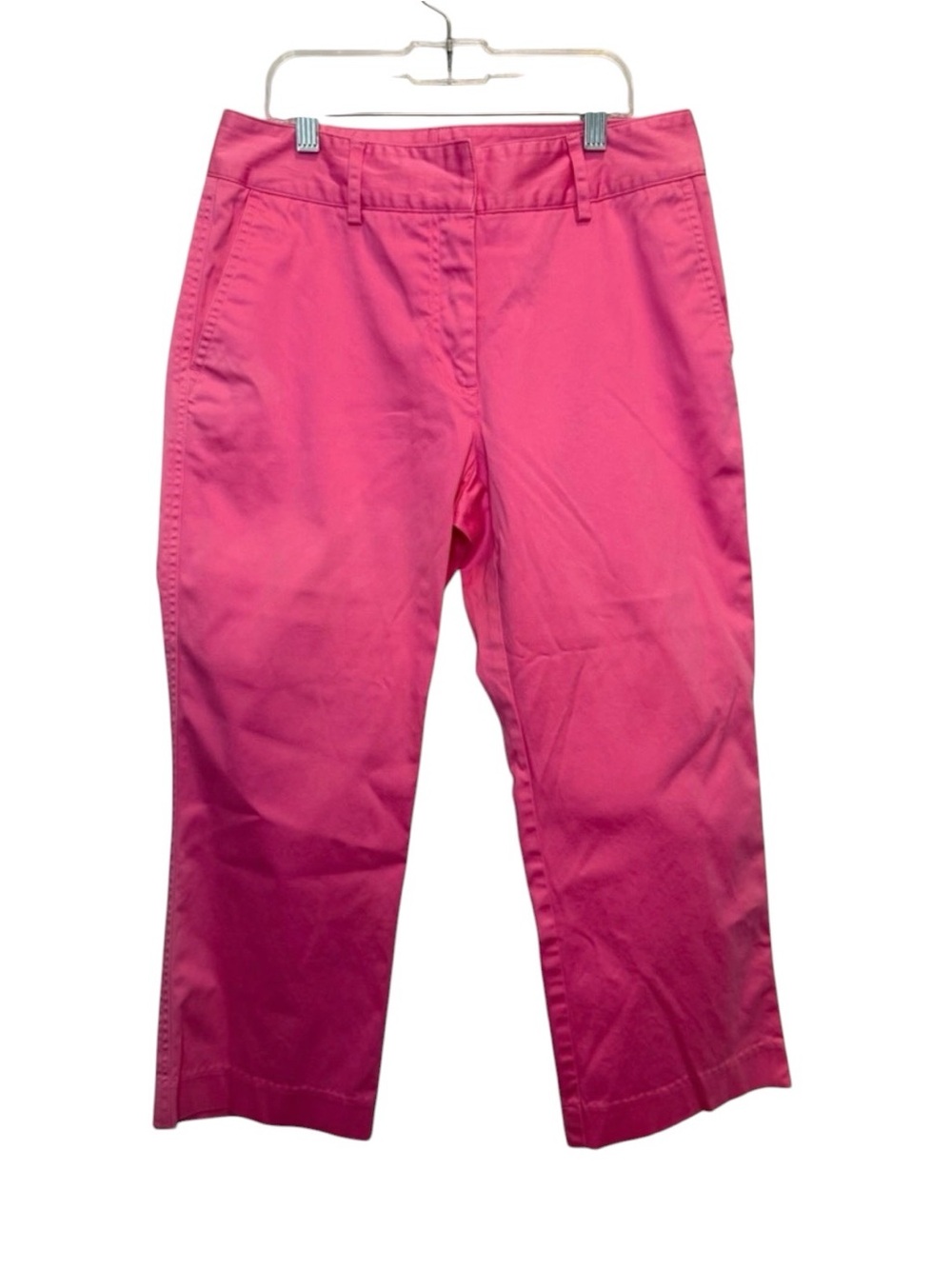 VINTAGE Lilly Pulitzer White Label Pink Cropped Pants Size 4 Preppy Y2K